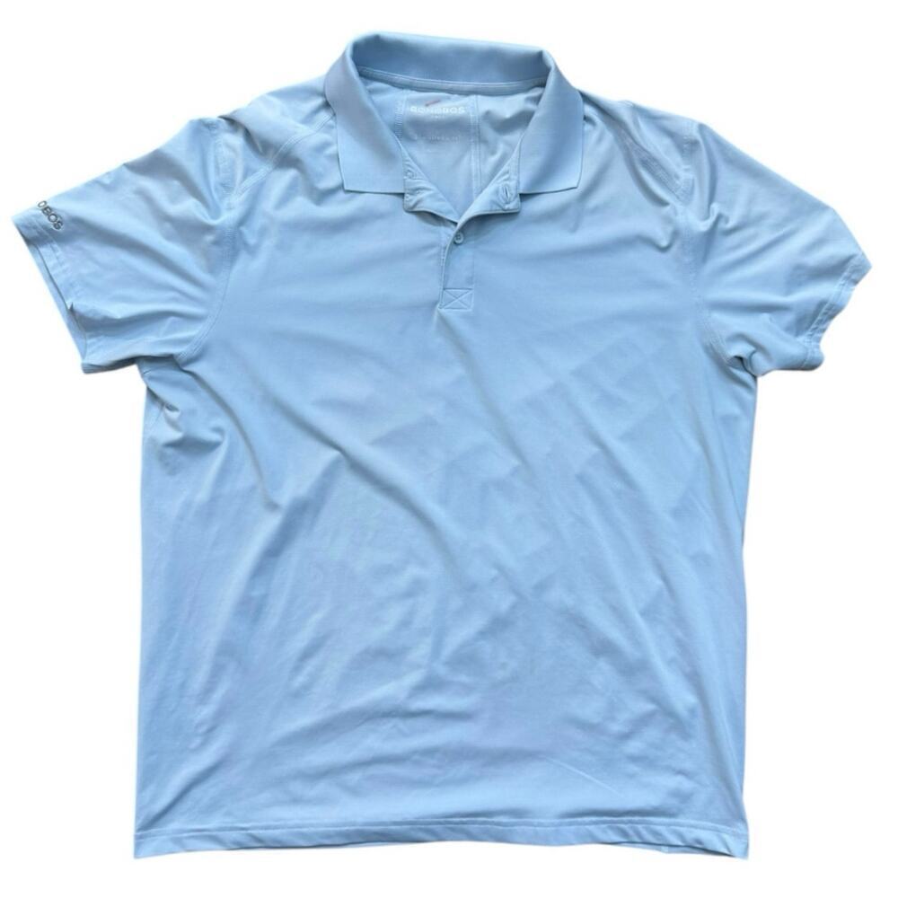 Bonobos Men’s Blue Standard Fit Short Sleeves Golf Polo Shirt Size Large